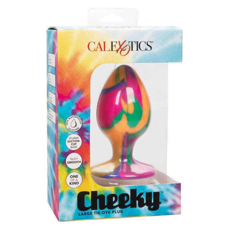 CALEXOTICS - CHEEKY LARGE TIE-DYE PLUG ANAL - NOCTURNA DESIRES