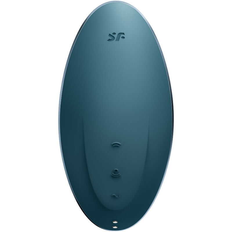 SATISFYER - VULVA LOVER 1 AIR PULSE STIMULATOR & VIBRATOR BLUE - NOCTURNA DESIRES