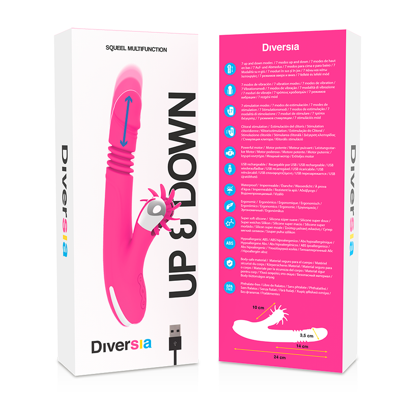 DIVERSIA - BUNNY UP & DOWN 24 CM - NOCTURNA DESIRES