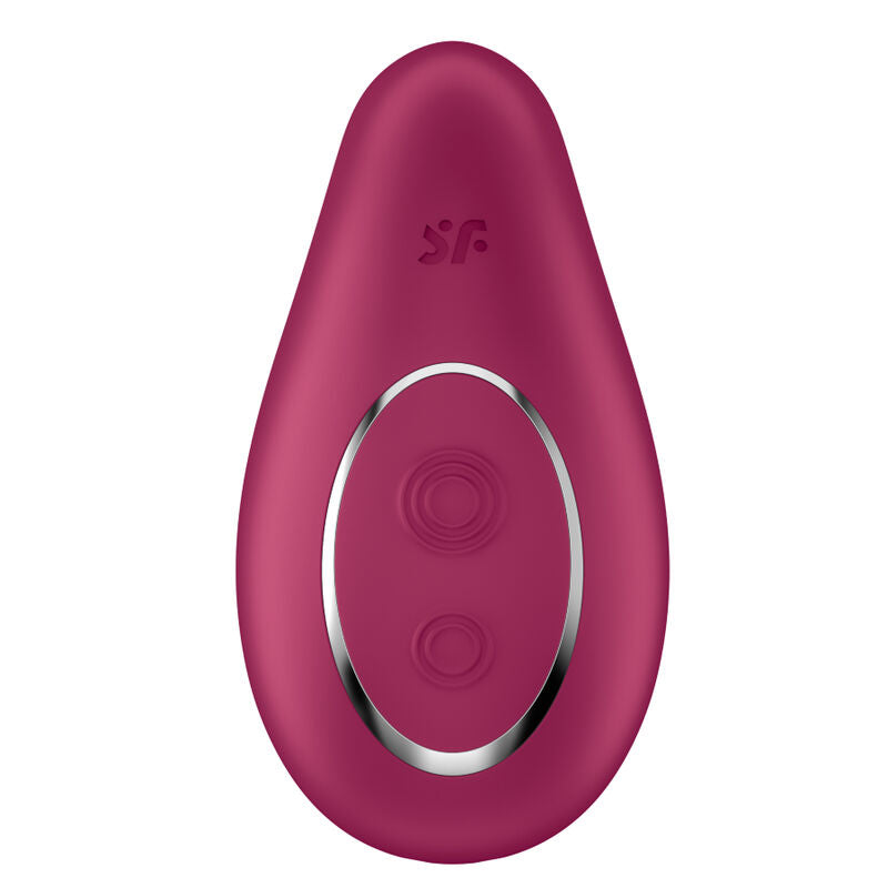SATISFYER - DIPPING DELIGHT LAY-ON VIBRATOR RED - NOCTURNA DESIRES