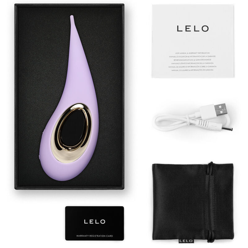 LELO - DOT CLITORIS STIMULATOR - LILAC - NOCTURNA DESIRES