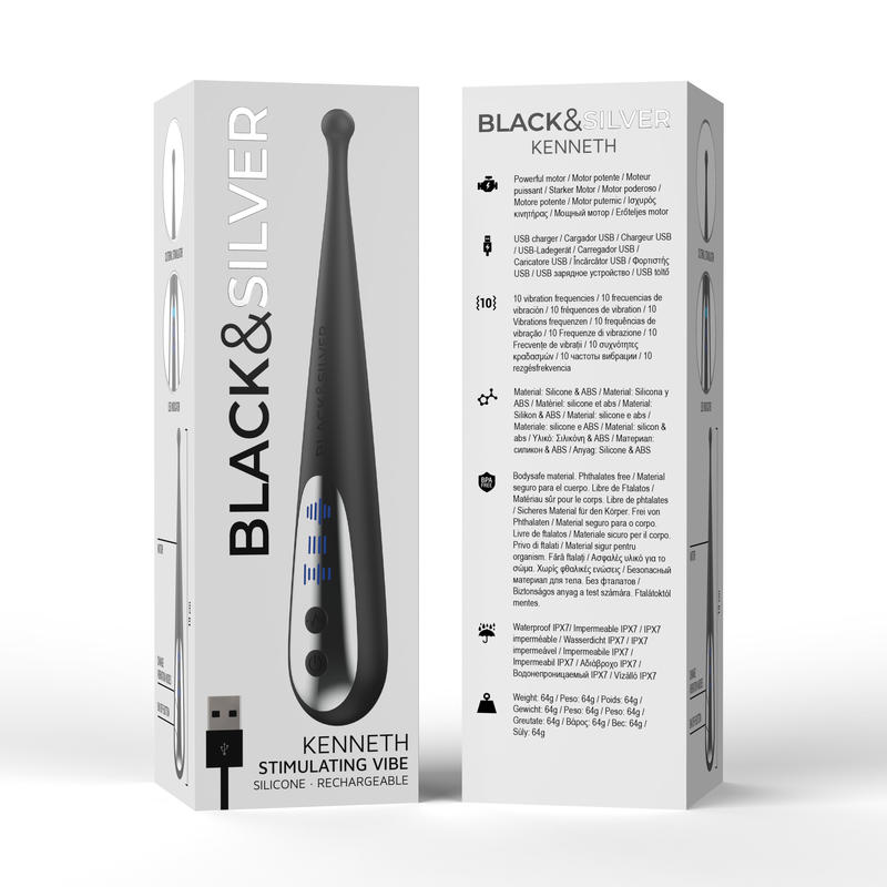 BLACK&SILVER - KENNETH STIMULATING VIBE - NOCTURNA DESIRES