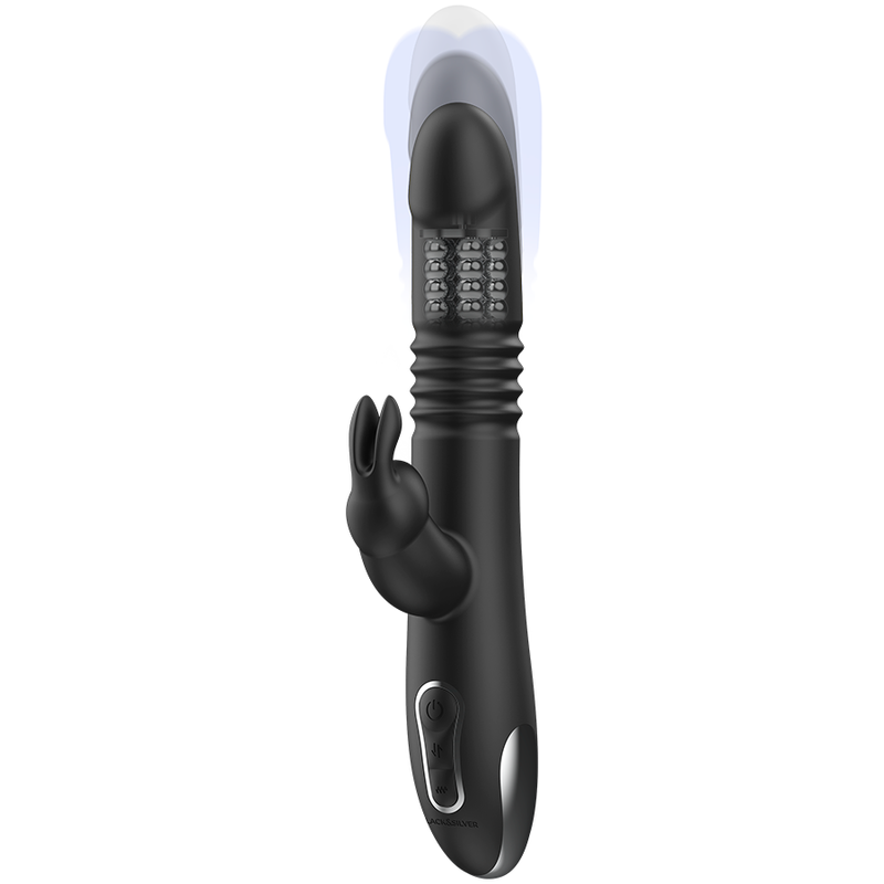 BLACK&SILVER - KENJI STIMULATING VIBE COMPATIBLE WITH WATCHME WIRELESS TECHNOLOGY - NOCTURNA DESIRES