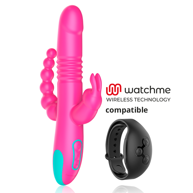 HAPPY LOKY - DONALD TRIPLE STIMULATION: ANAL, G-SPOT & CLITORAL WATCHME WIRELESS TECHNOLOGY COMPATIBLE - NOCTURNA DESIRES