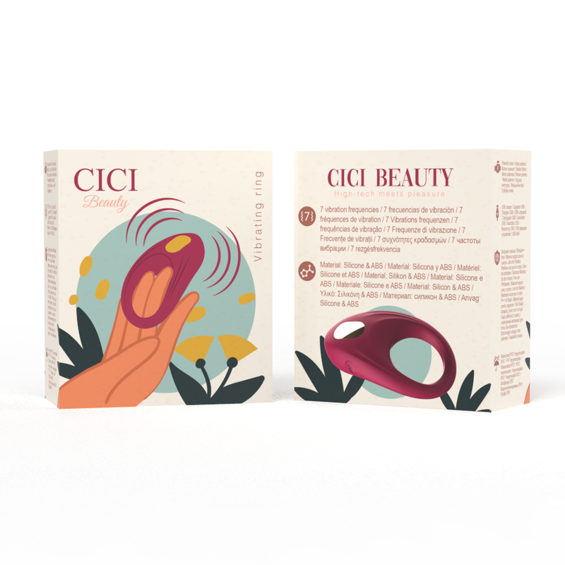 CICI BEAUTY - PREMIUM SILICONE VIBRATING RING - NOCTURNA DESIRES