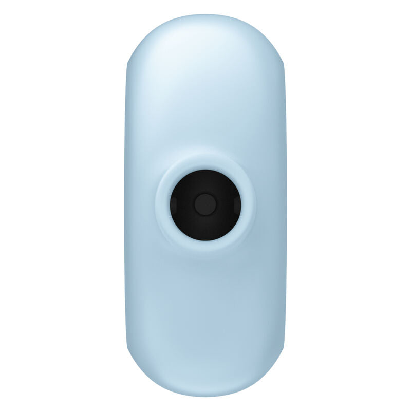 SATISFYER - PRO TO GO 3 DOUBLE AIR PULSE STIMULATOR & VIBRATOR BLUE - NOCTURNA DESIRES