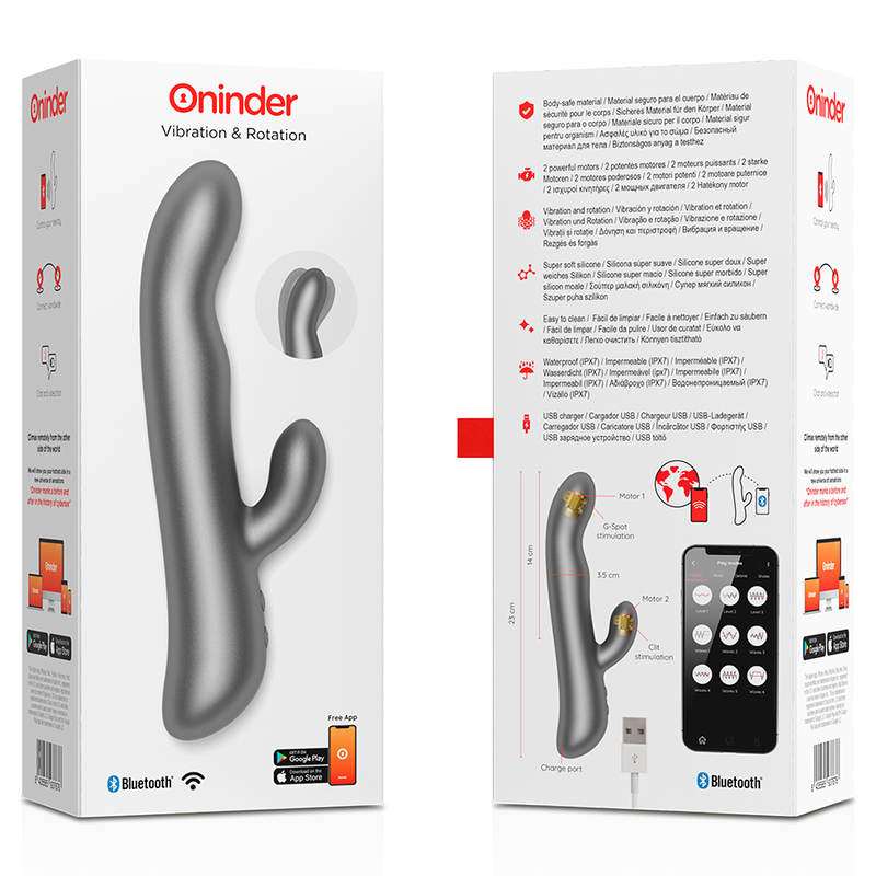 ONINDER - OSLO VIBRATION & ROTATION BLACK - FREE APP - NOCTURNA DESIRES