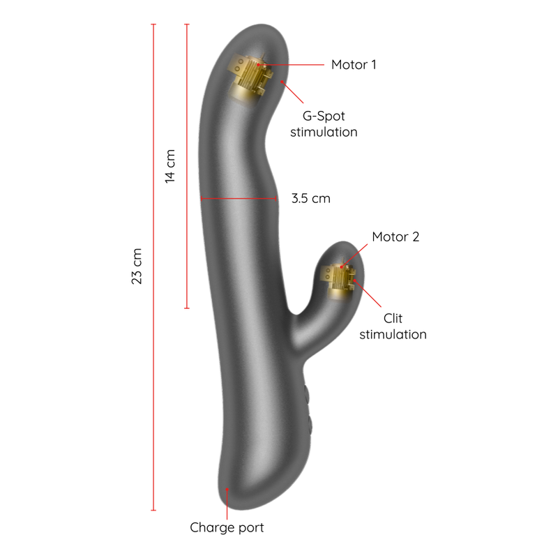 ONINDER - OSLO VIBRATION & ROTATION BLACK - FREE APP - NOCTURNA DESIRES