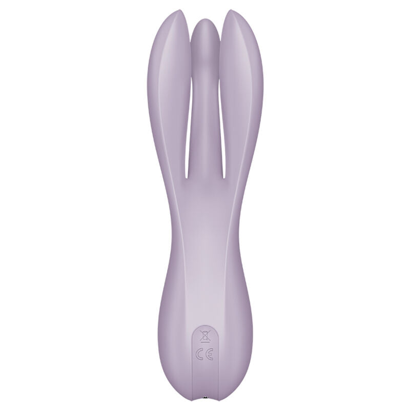 SATISFYER - THREESOME 2 VIBRATOR VIOLET - NOCTURNA DESIRES