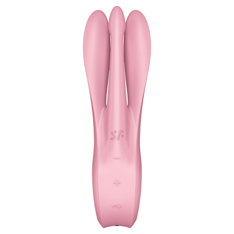 SATISFYER - THREESOME 1 VIBRATOR PINK SATISFYER VIBRATOR NOCTURNA DESIRES