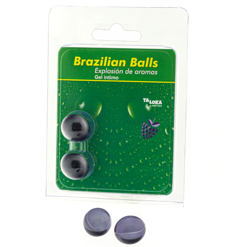 TALOKA - 2 BRAZILIAN BALLS BERRIES INTIMATE GEL - NOCTURNA DESIRES