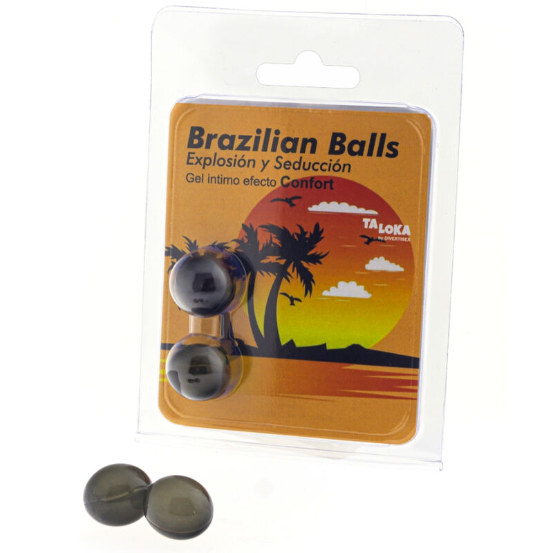 TALOKA - 2 BRAZILIAN BALLS COMFORT EFFECT EXCITING GEL - NOCTURNA DESIRES