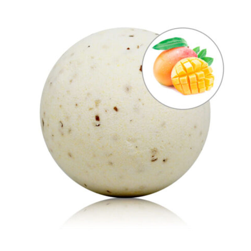 TALOKA - MANGO SCENTED BATH BOMB WITH ROSE PETALS - NOCTURNA DESIRES