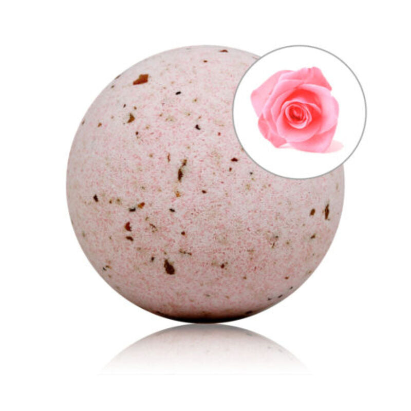 TALOKA - ROSES SCENTED BATH BOMB WITH ROSE PETALS - NOCTURNA DESIRES