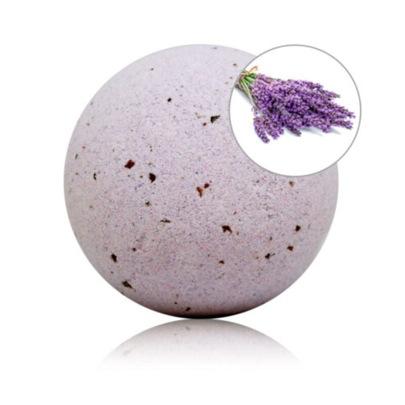 TALOKA - LAVENDER SCENTED BATH BOMB WITH ROSE PETALS - NOCTURNA DESIRES