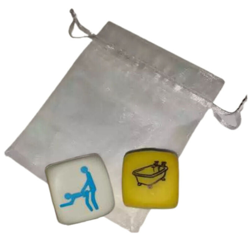 DIABLO PICANTE - KAMASUTRA 2 DICE SET FOR BOYS POSTURE + PLACE - NOCTURNA DESIRES