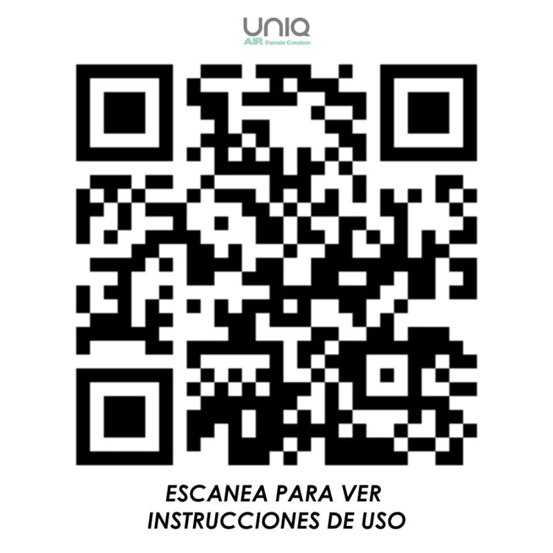 UNIQ - AIR LATEX FREE FEMALE CONDOM 3 UNITS - NOCTURNA DESIRES