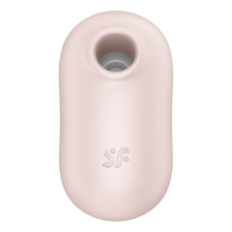 SATISFYER - PRO TO GO 2 DOUBLE AIR PULSE STIMULATOR & VIBRATOR BEIGE - NOCTURNA DESIRES