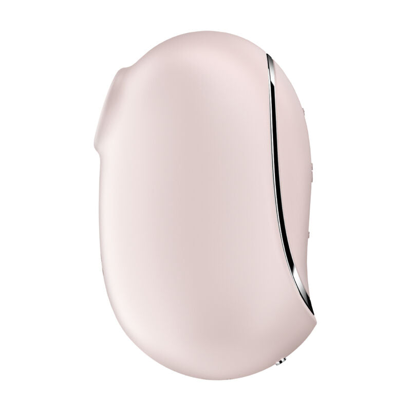 SATISFYER - PRO TO GO 2 DOUBLE AIR PULSE STIMULATOR & VIBRATOR BEIGE - NOCTURNA DESIRES