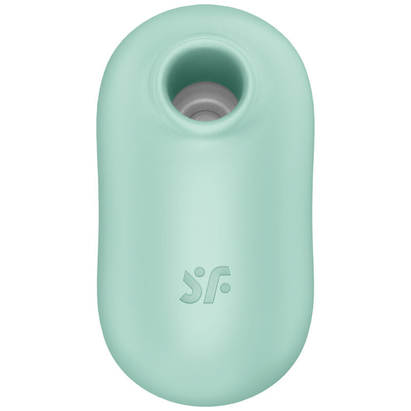 SATISFYER - PRO TO GO 2 DOUBLE AIR PULSE STIMULATOR & VIBRATOR GREEN - NOCTURNA DESIRES