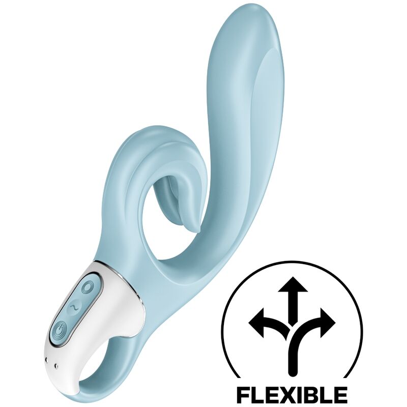 SATISFYER - LOVE ME RABBIT VIBRATION BLUE - NOCTURNA DESIRES