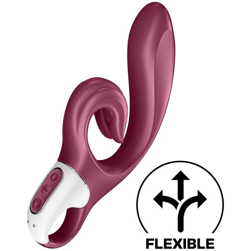 SATISFYER - LOVE ME RABBIT VIBRATION RED - NOCTURNA DESIRES