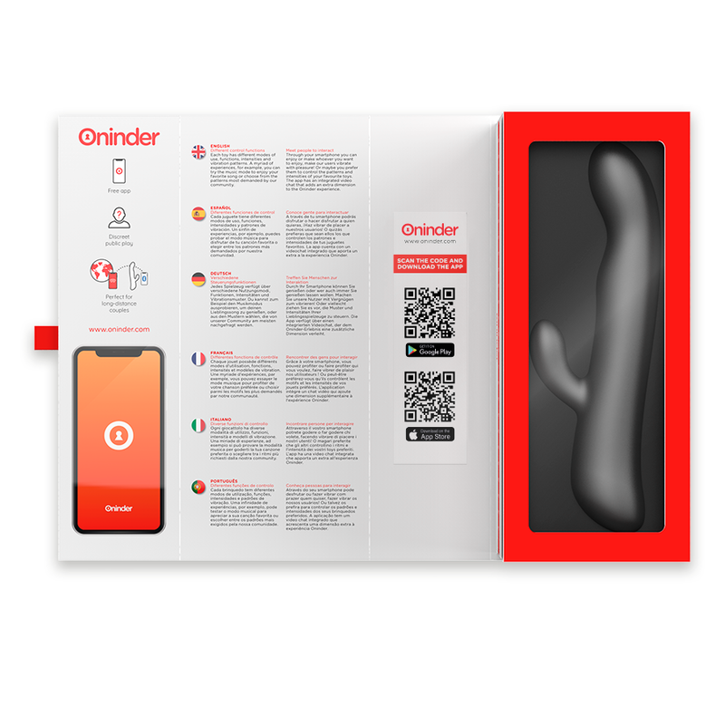 ONINDER - OSLO VIBRATION & ROTATION BLACK - FREE APP - NOCTURNA DESIRES