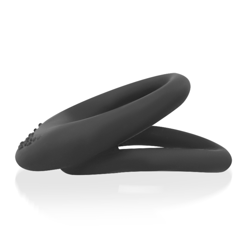 OHMAMA DOUBLE SILICONE RING 3.5 CM - 4.5 CM - NOCTURNA DESIRES