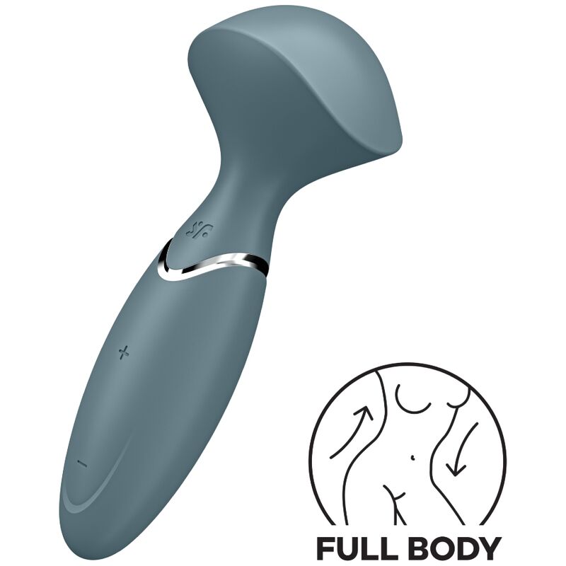 SATISFYER - MINI WOND-ER GREY - NOCTURNA DESIRES