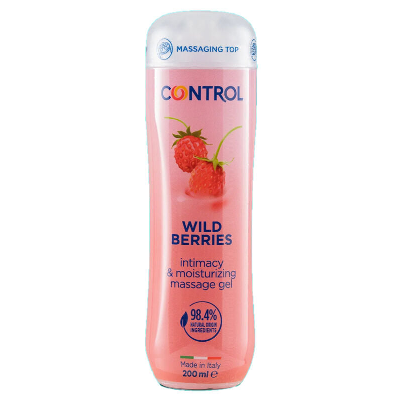 CONTROL - MASSAGE GEL 3 IN 1 WILD BERRIES 200 ML - NOCTURNA DESIRES