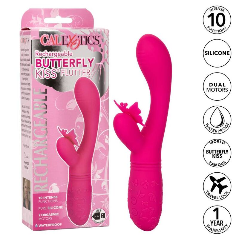 CALEXOTICS - BUTTERFLY KISS FLUTTER PINK - NOCTURNA DESIRES