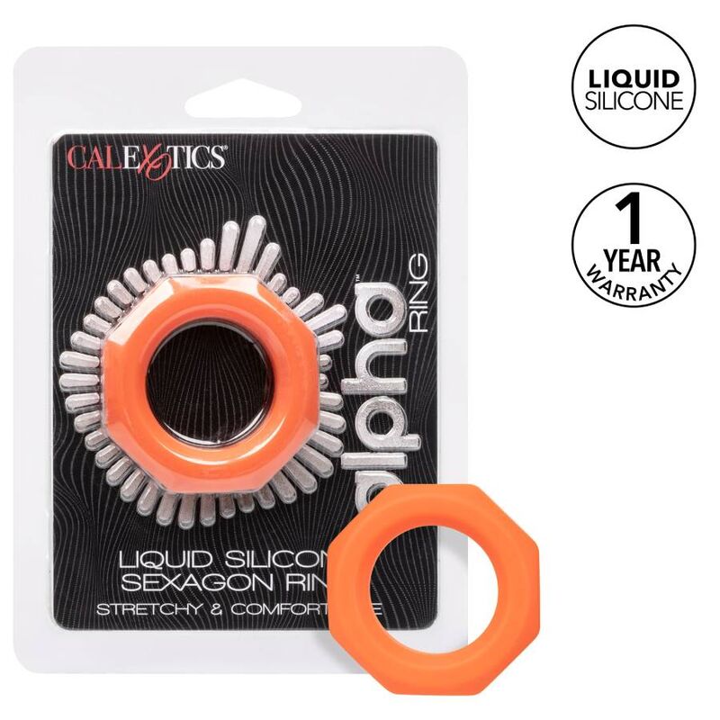 CALEXOTICS - ALPHA SEXAGON RING ORANGE - NOCTURNA DESIRES
