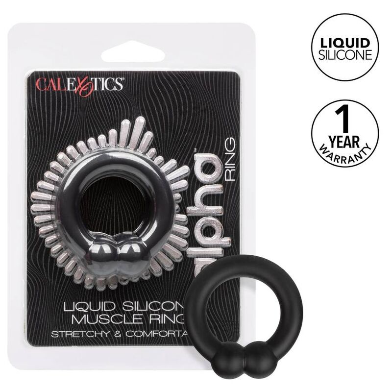 CALEXOTICS - ALPHA MUSCLE RING BLACK - NOCTURNA DESIRES