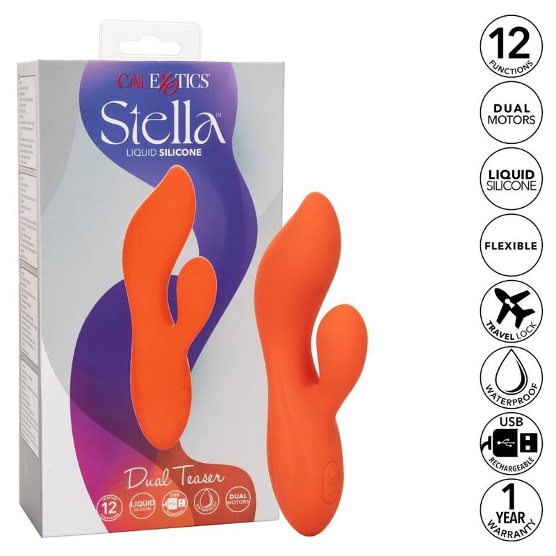 CALEXOTICS - STELLA DUAL TEASER ORANGE - NOCTURNA DESIRES