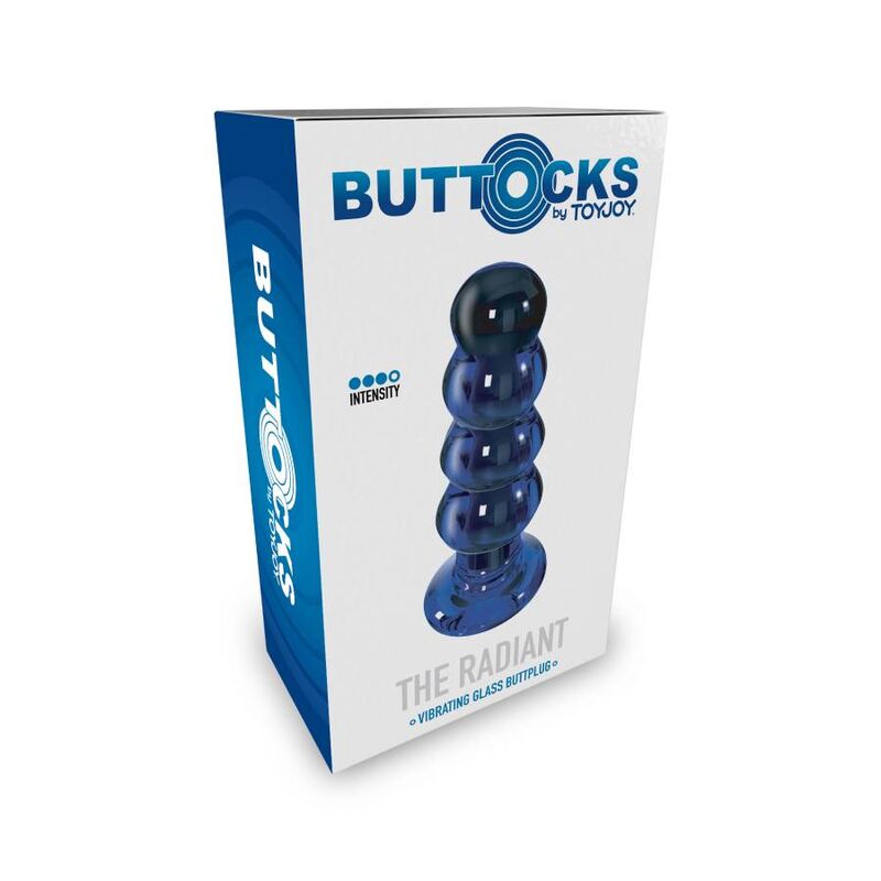 TOYJOY - BUTTOCKS THE RADIANT GLASS BUTTPLUG - NOCTURNA DESIRES