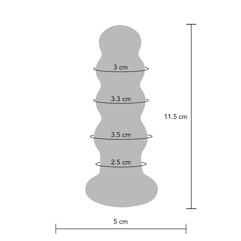 TOYJOY - BUTTOCKS THE RADIANT GLASS BUTTPLUG - NOCTURNA DESIRES