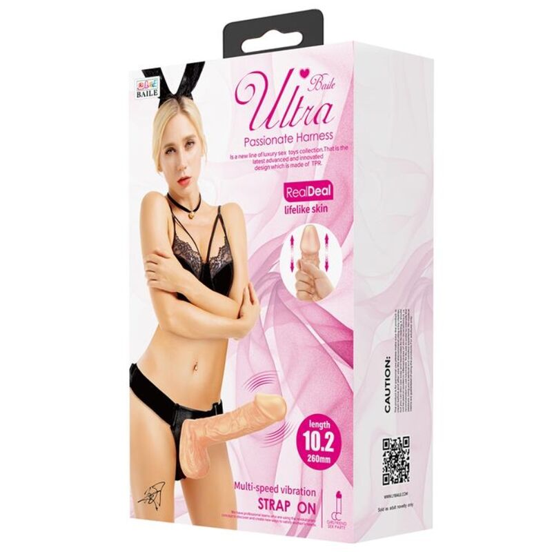 BAILE - ULTRA PASSIONATE HARNESS 26 CM NATURAL - NOCTURNA DESIRES