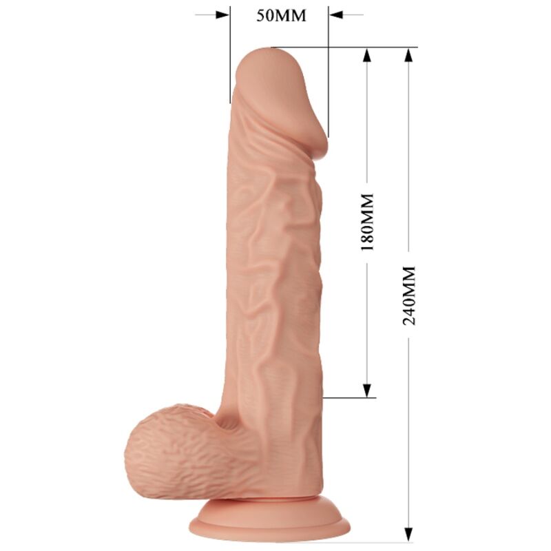 BAILE - BEAUTIFUL ENCOUNTER BURAQ VIBRATION 24 CM NATURAL - NOCTURNA DESIRES