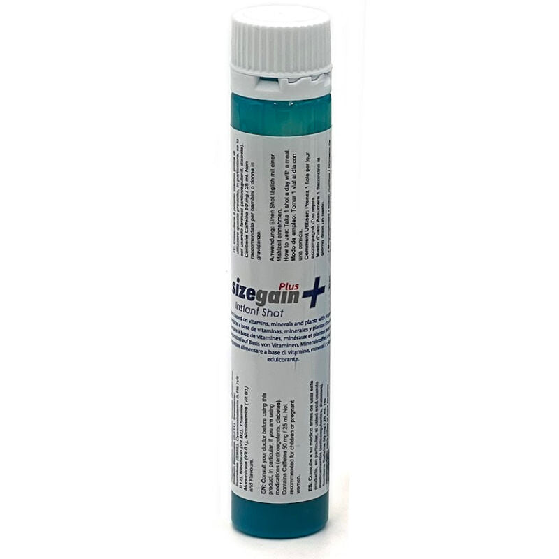500 COSMETICS -SIZEGAIN PLUS INSTANT SHOT MALE ENERGIZER 5 UNITS - NOCTURNA DESIRES