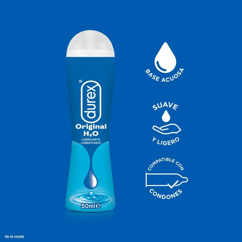 DUREX - DUREX PLAY NATURAL H2O LUBRICANT 50 ML - NOCTURNA DESIRES