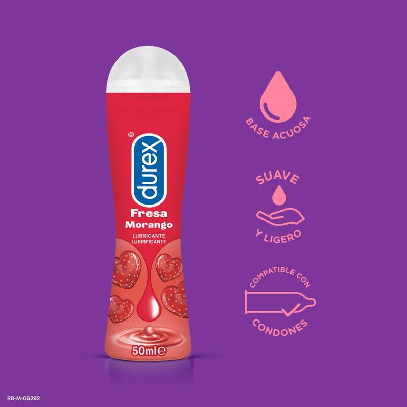 DUREX - PLAY STRAWBERRY 50 ML - NOCTURNA DESIRES
