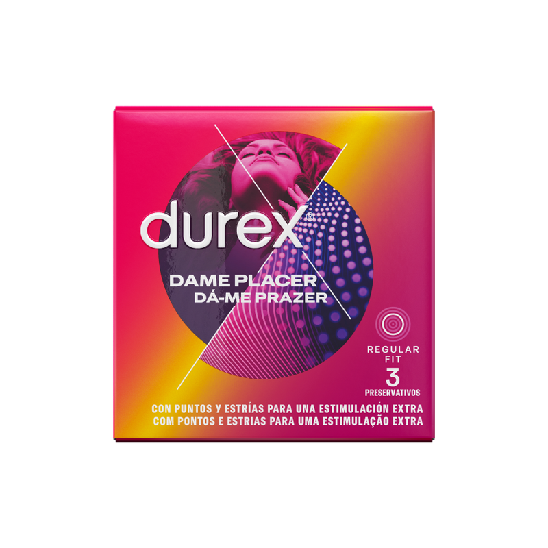DUREX - DAME PLACER 3 UNITS DUREX CONDOMS NOCTURNA DESIRES