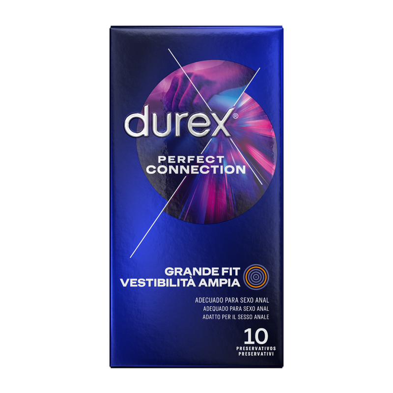 DUREX - PERFECT CONNECTION SILICONE EXTRA LUBRIFICATION 10 UNITS - NOCTURNA DESIRES