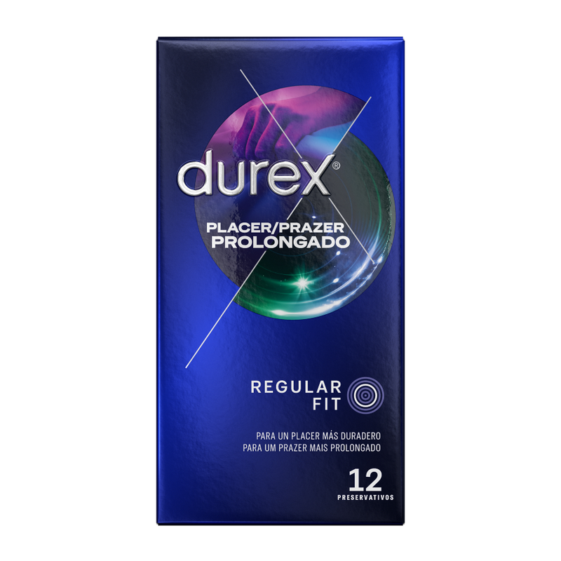 DUREX - PLEASURE PROLONGED DELAYED 12 UNITS DUREX CONDOMS NOCTURNA DESIRES