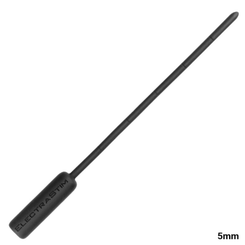 ELECTRASTIM - FLEXIBLE SILICONE ELECTRO-SEX URETHAL SOUND 5 MM - NOCTURNA DESIRES