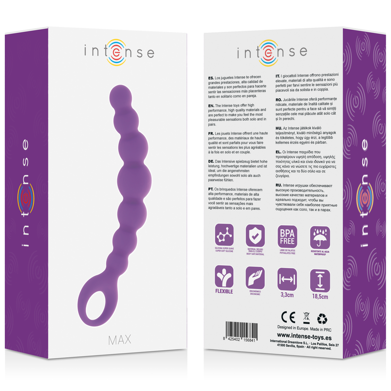 INTENSE - ANAL BEADS MAX LILAC INTENSE ANAL TOYS NOCTURNA DESIRES