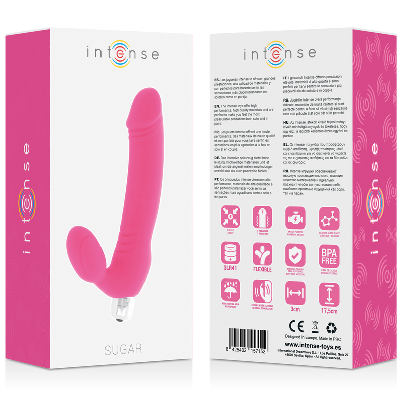 INTENSE - SUGAR SEVEN SPEEDS SILICONE FUSHSIA - NOCTURNA DESIRES