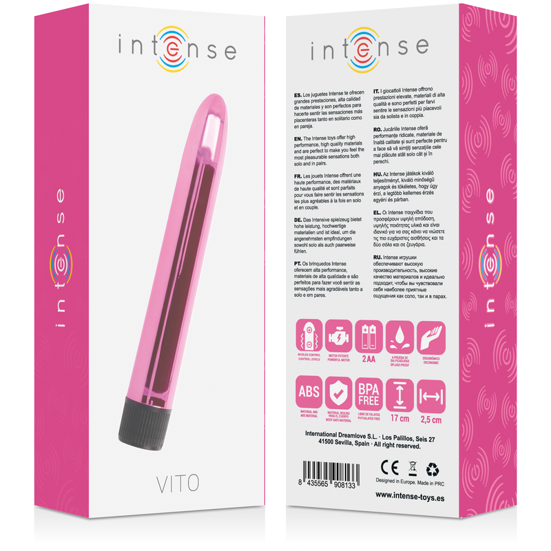 INTENSE - VITO VIBRATOR PINK - NOCTURNA DESIRES