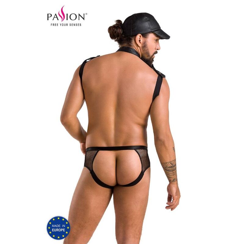PASSION - 038 SET JOHN BLACK L/XL - NOCTURNA DESIRES