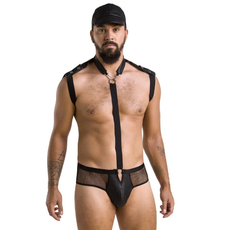 PASSION - 038 SET JOHN BLACK L/XL - NOCTURNA DESIRES
